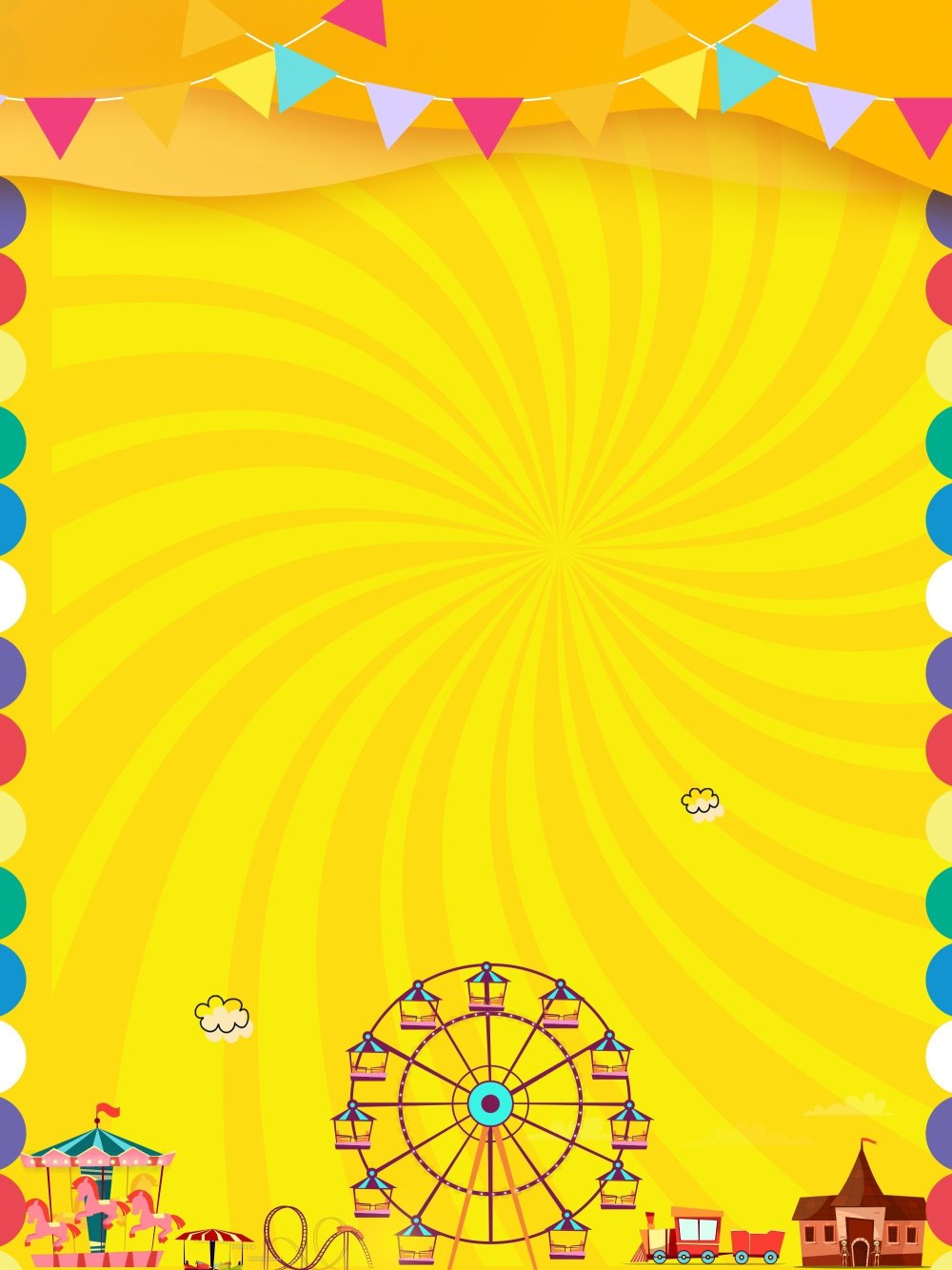 Детский фон для афиши