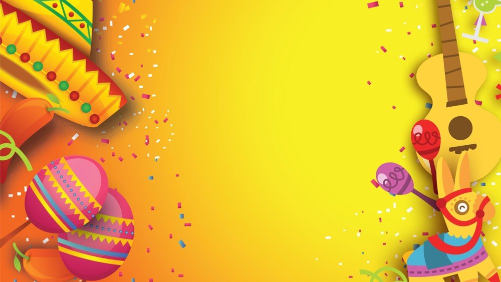 Фон в мексиканском стиле