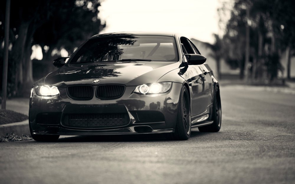 Фон БМВ В дрифте