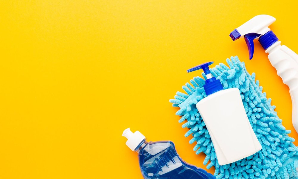 Бытовая химия вид сверху