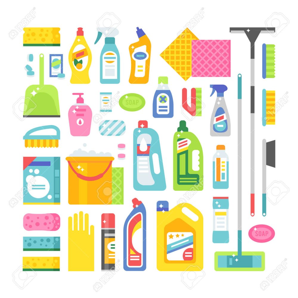 Набор бытовой химии иконка