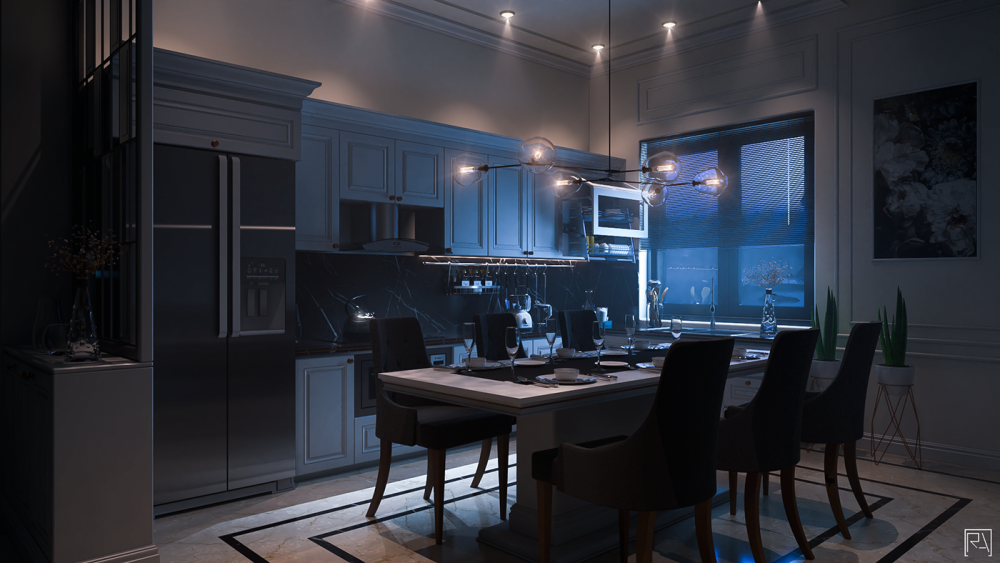 Кухня ночью