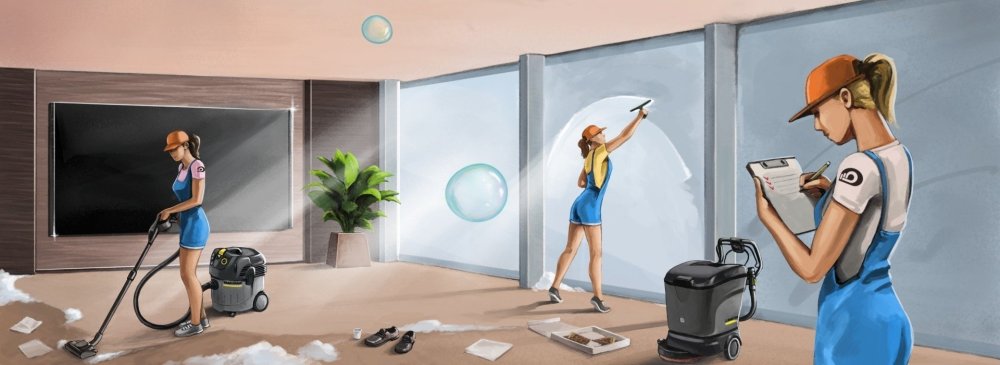 Фон для клининга