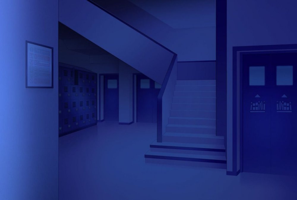 Тёмный коридор школы