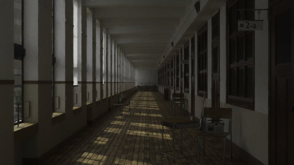 Школьный коридор гача лайф