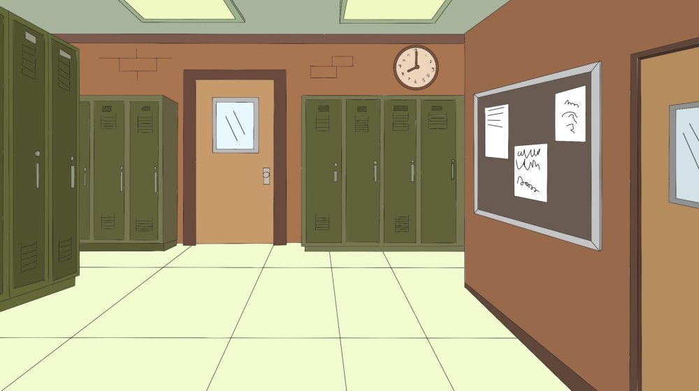 Коридор школы гача лайф