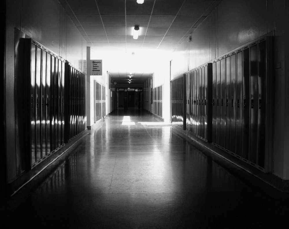 Аниме фон коридор