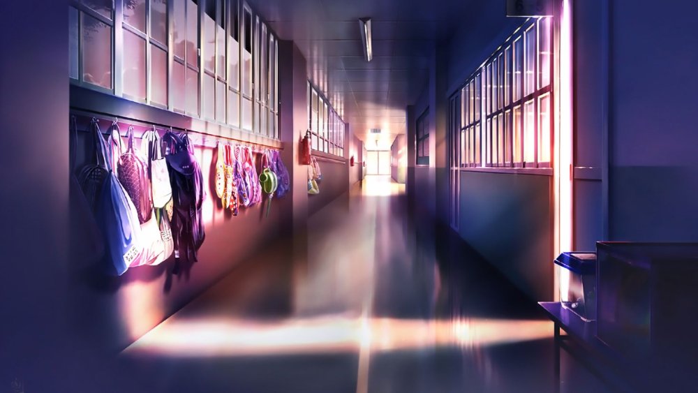 Коридор в больнице в перспективе