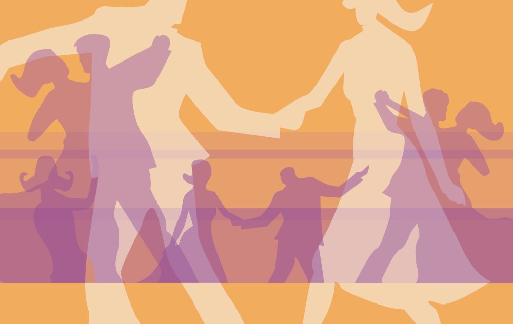 Спортивные бальные танцы фон