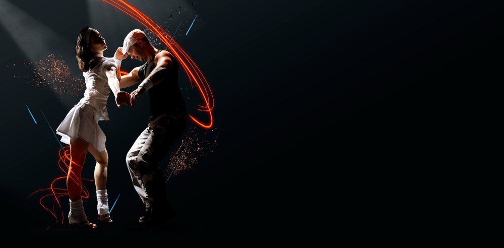 Танцы силуэт