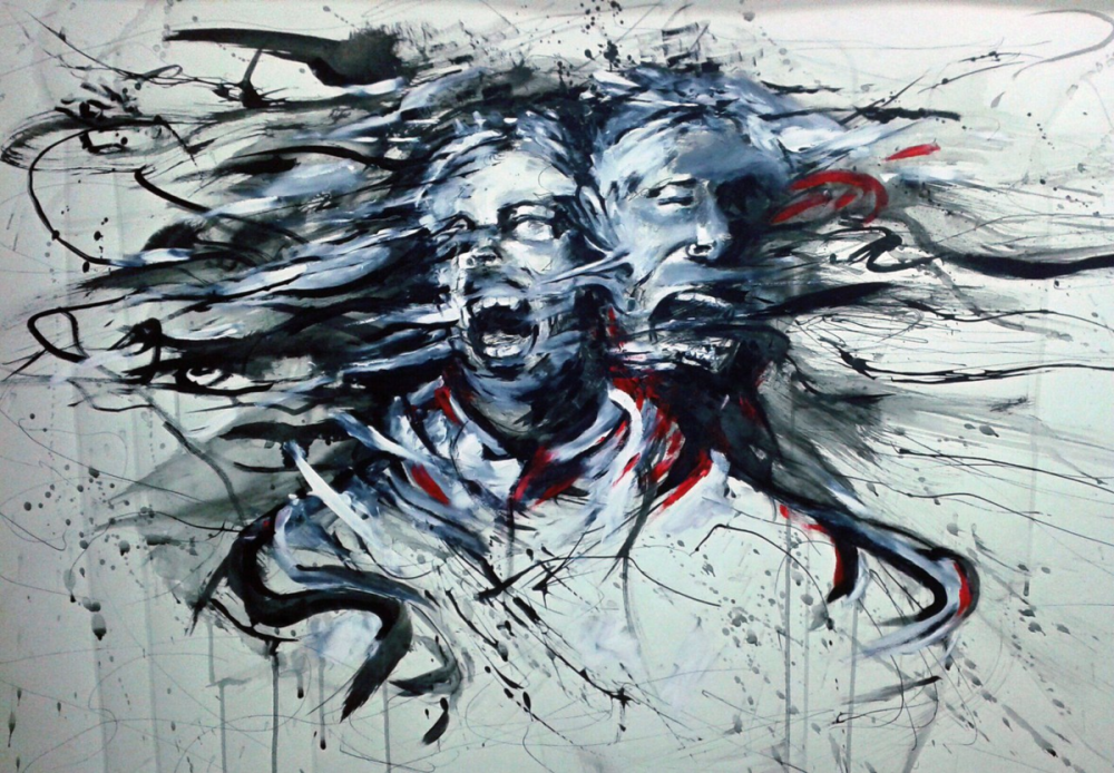 Агрессия абстракция