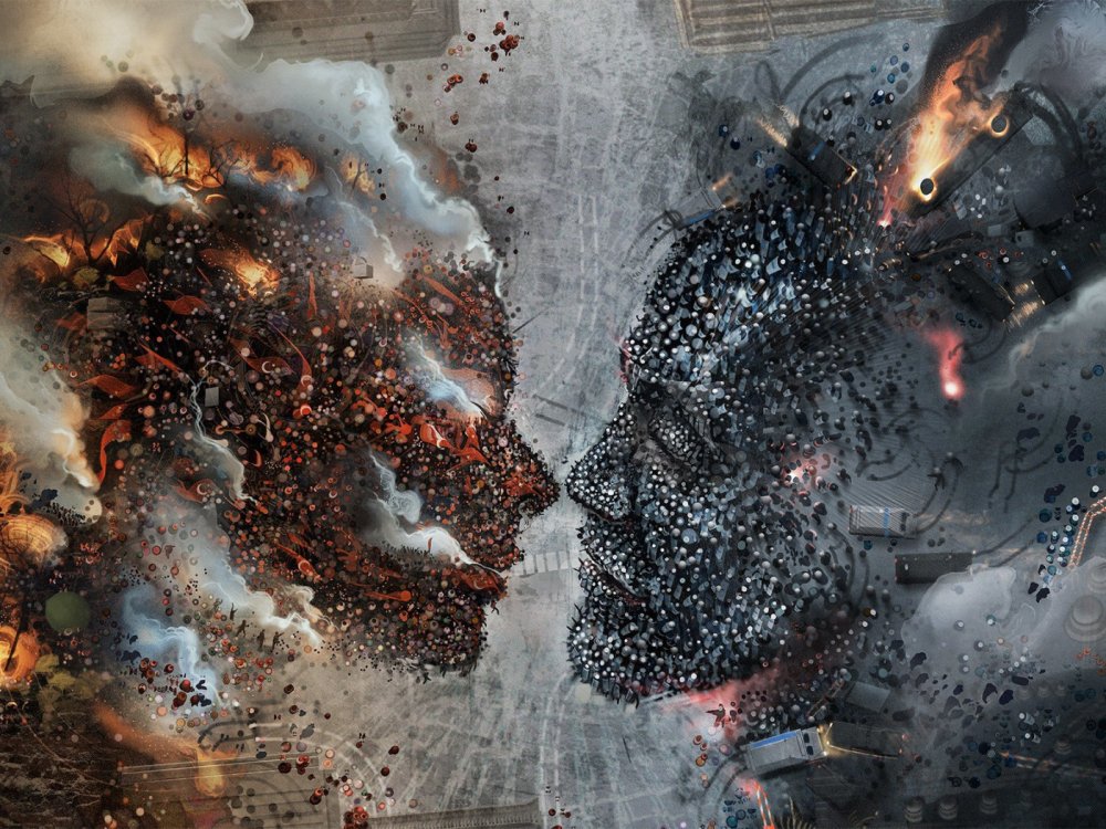 Гнев абстракция