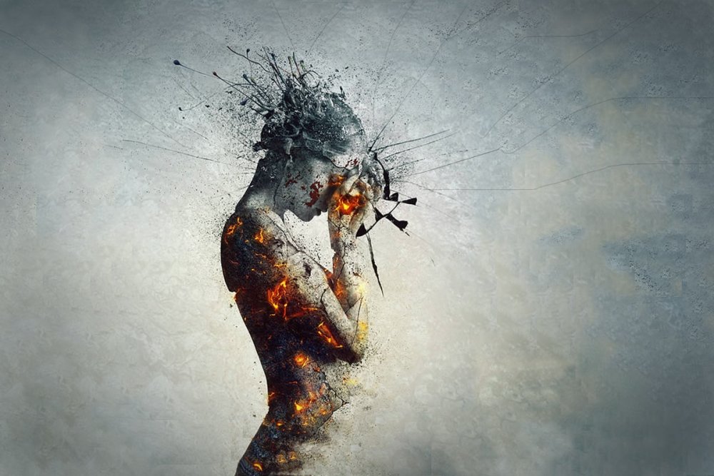 Абстракция картины