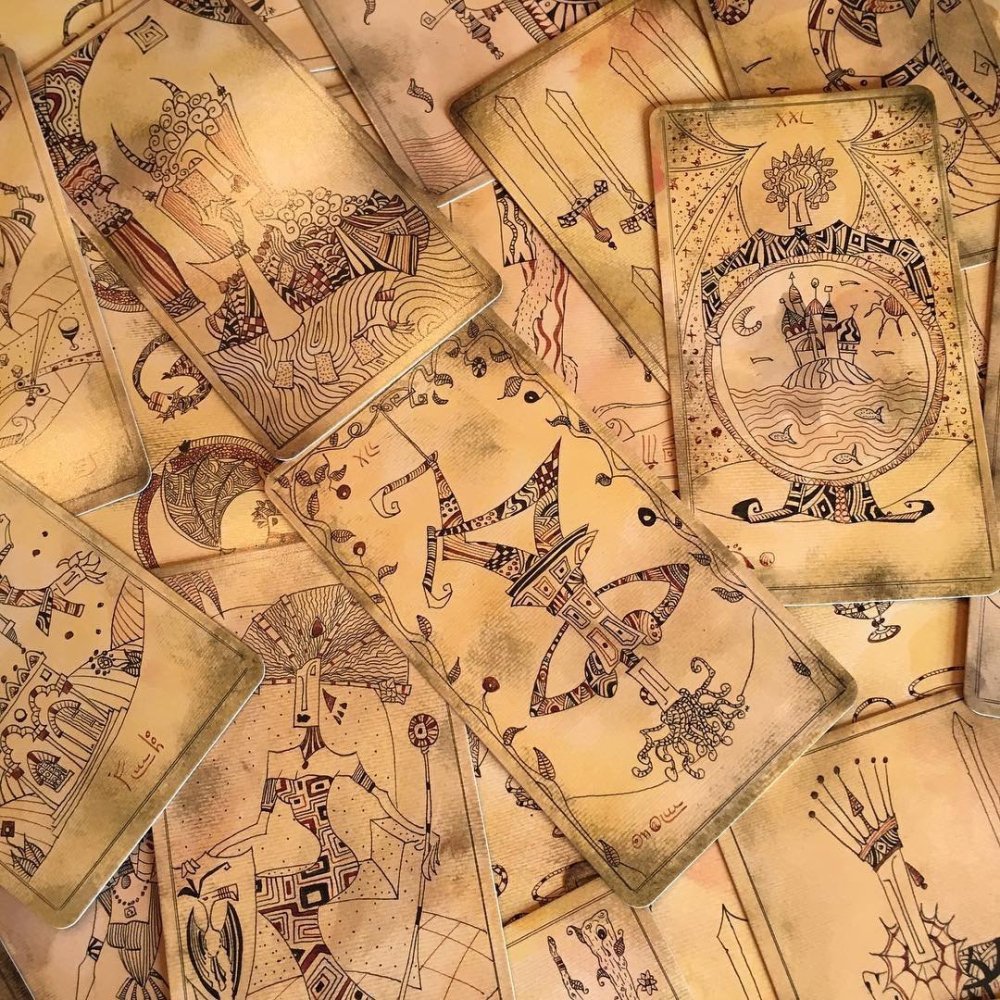 Карты Таро фон