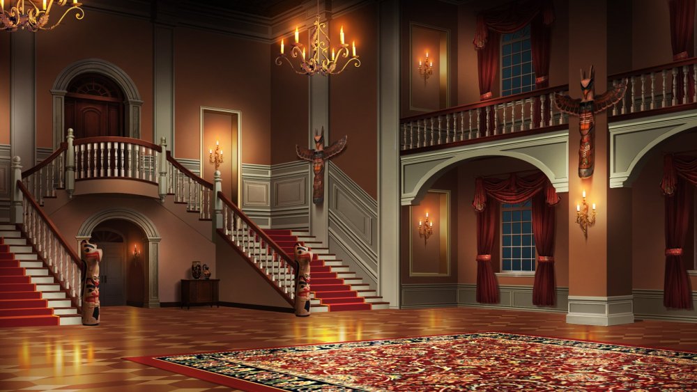 Королевский коридор фон