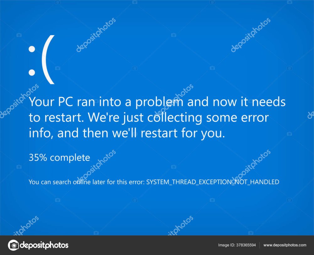 Windows 1.0 синий экран смерти