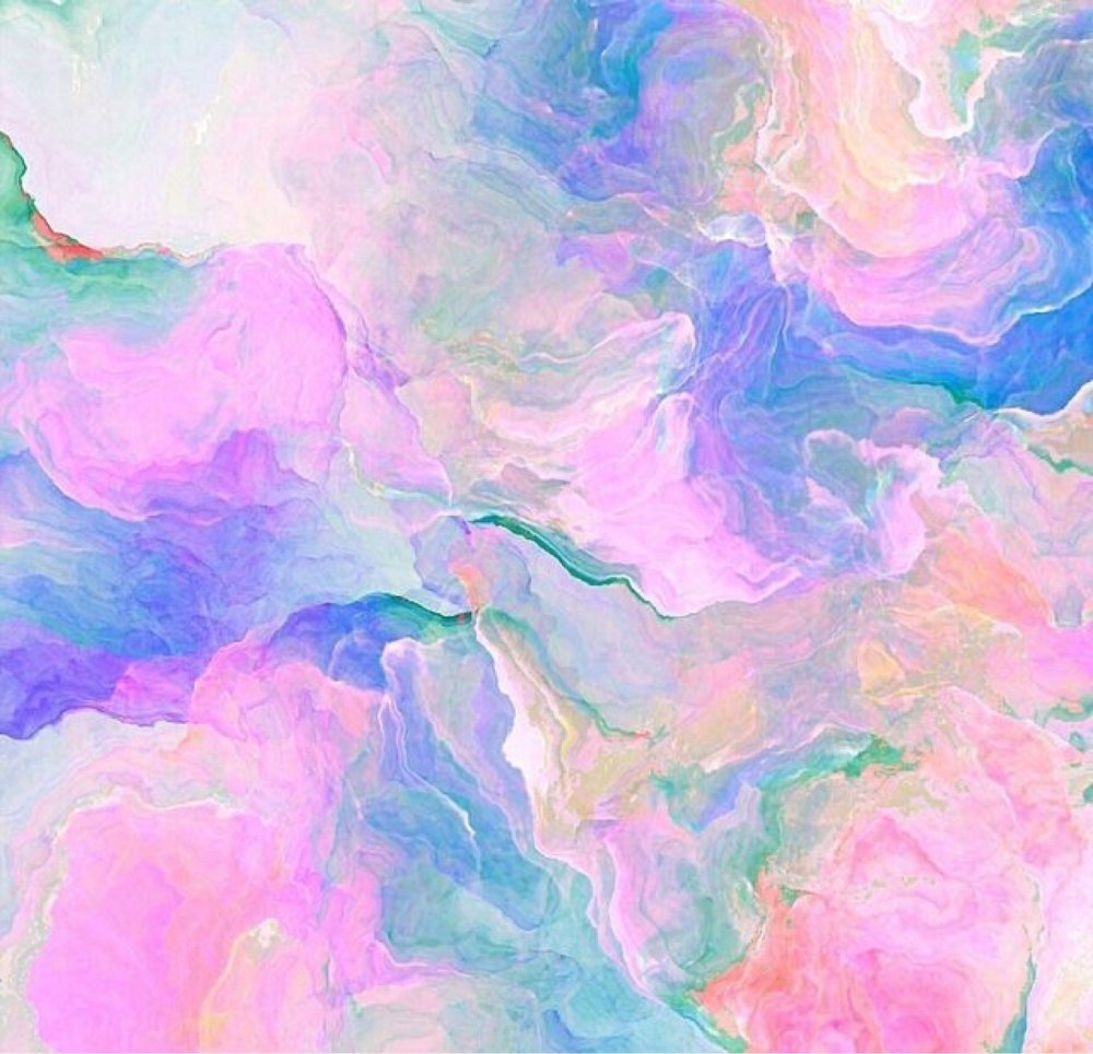 Разводы краски пастельные