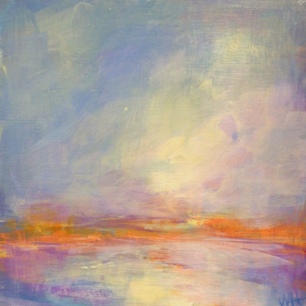 Абстракция пастелью сухой