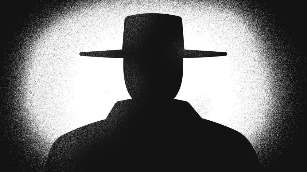 Теневой человек в шляпе