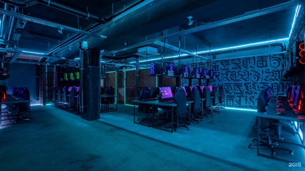 Компьютерный клуб фон