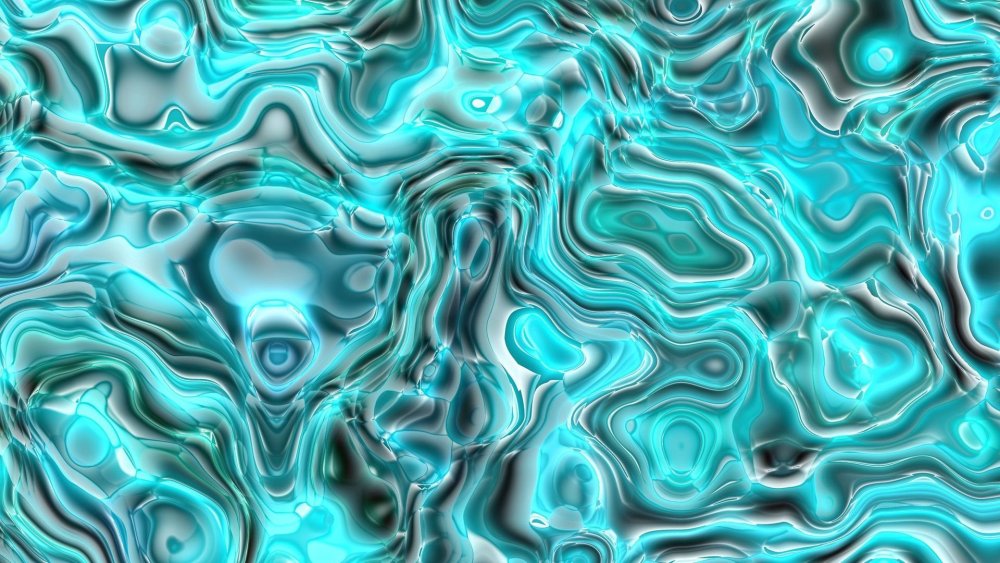 Абстракция бирюза
