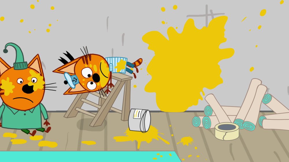 Три кота мультфильм горчица