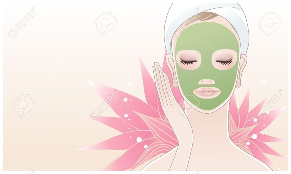 Косметическая маска без фона