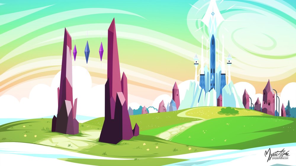 MLP Кристальная Империя фон