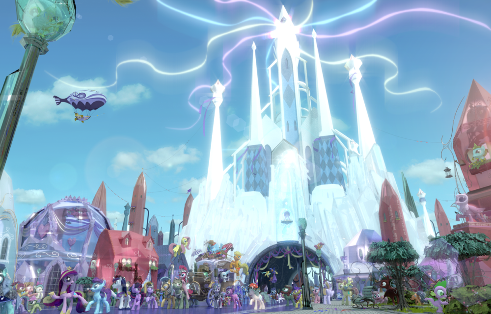 Пони Искорка в кристальной империи