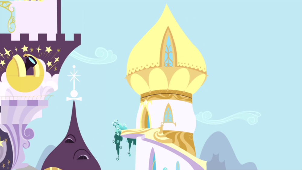 Тронный зал в кристальной империи