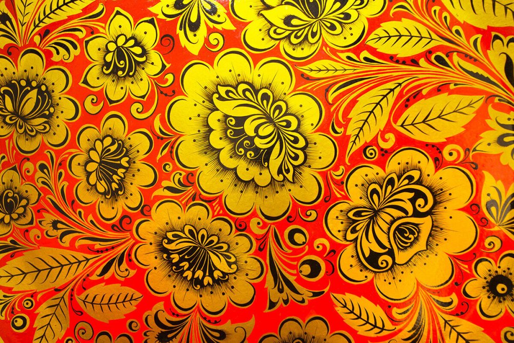 Хохлома паттерн вектор