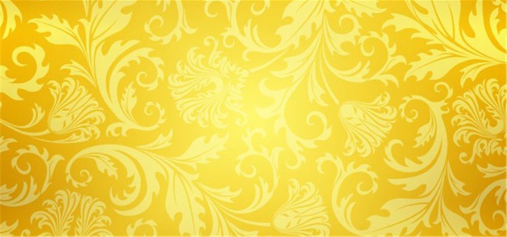 Желтый фон с орнаментом