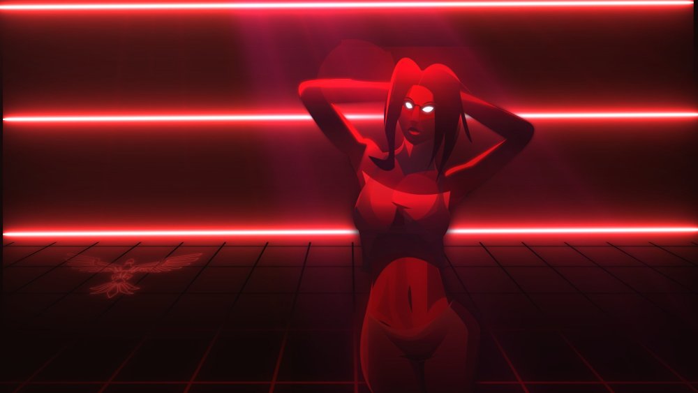 Неоновый фон для рабочего стола