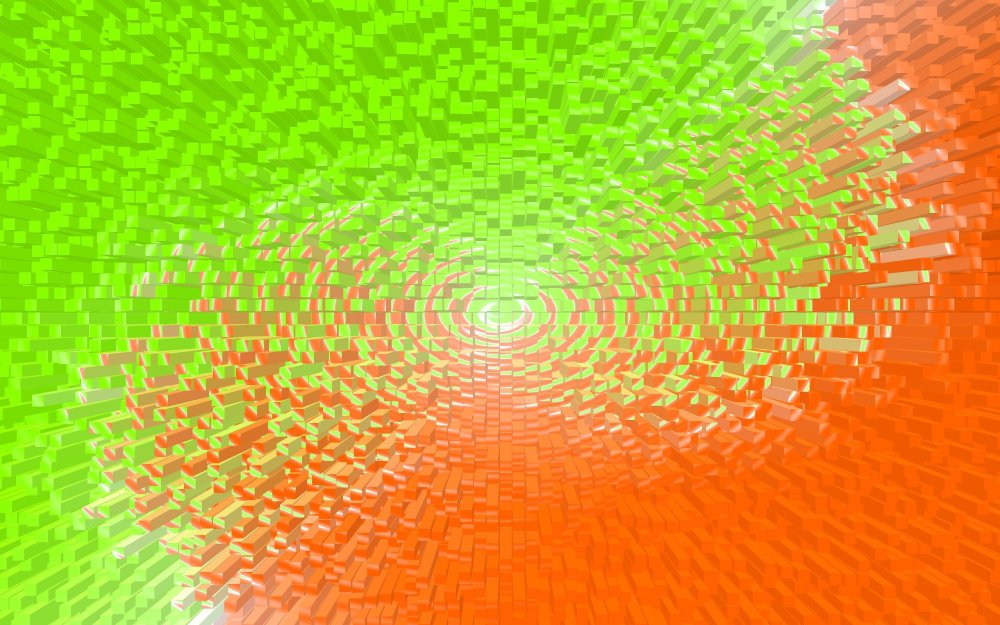 Зелено оранжевый фон