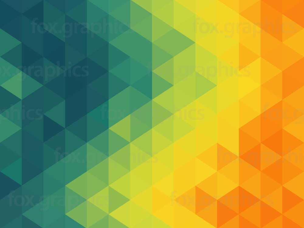 Желто зеленая Геометрическая абстракция