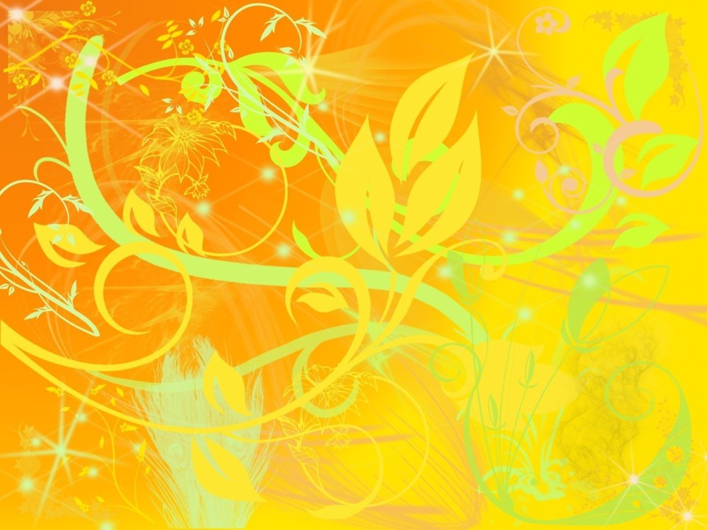 Желтые узоры