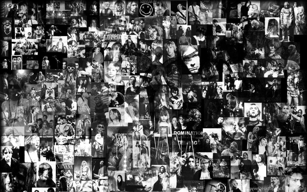 Черно белый коллаж