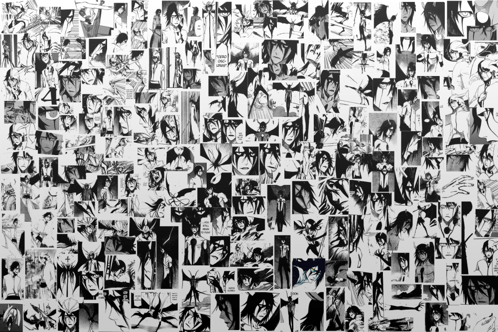 Вырезки из манги на стену