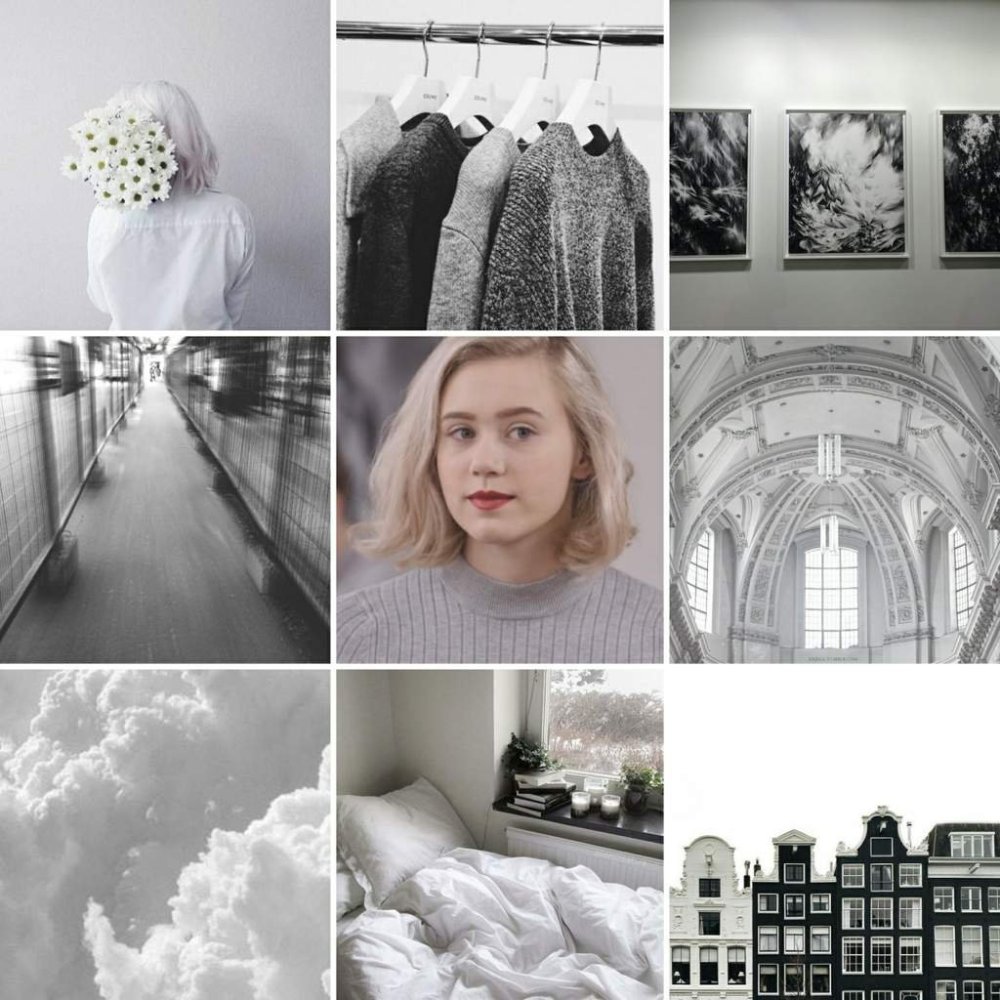 Коллаж в бежевых тонах