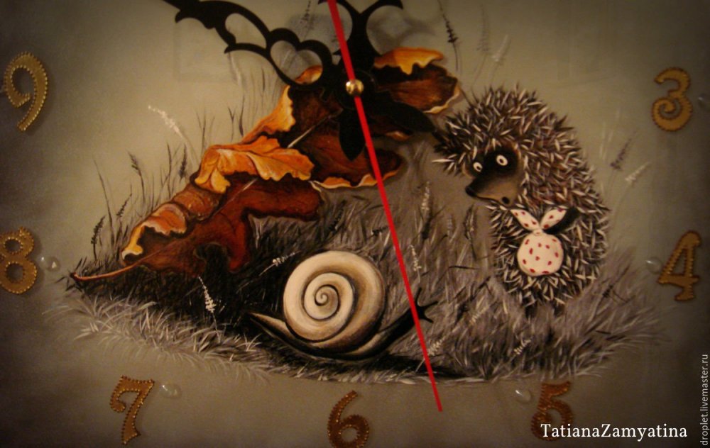 Часы Ежик в тумане