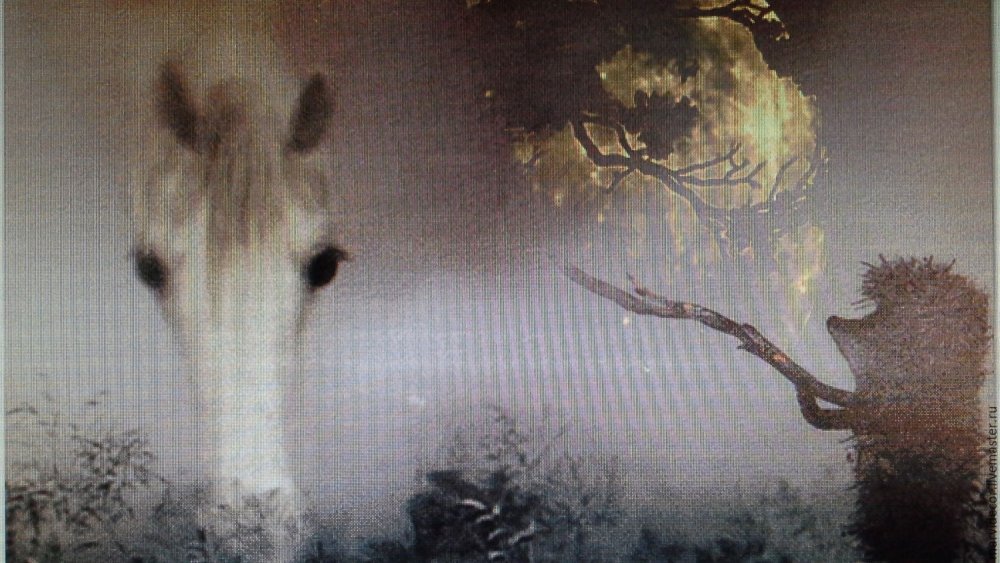 Ёжик в тумане мультфильм лошадка