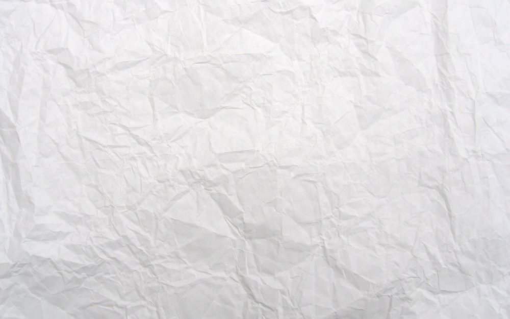 Белая мятая бумага