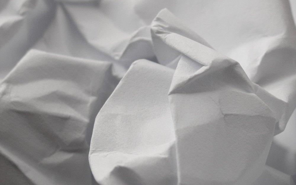 Мятая бумага