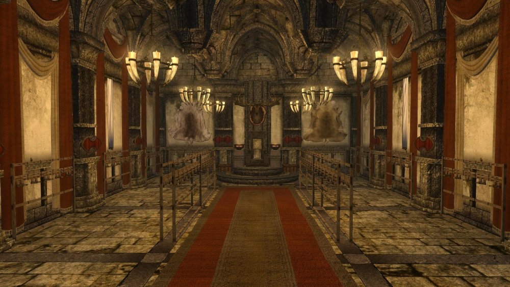 Королевский Тронный зал средневековый