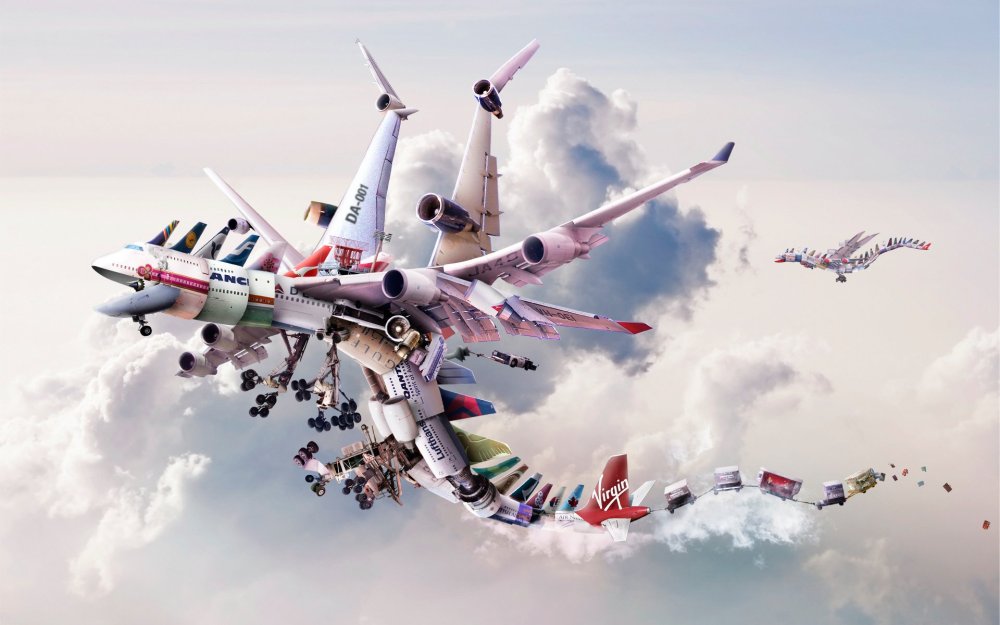 Куча самолетов