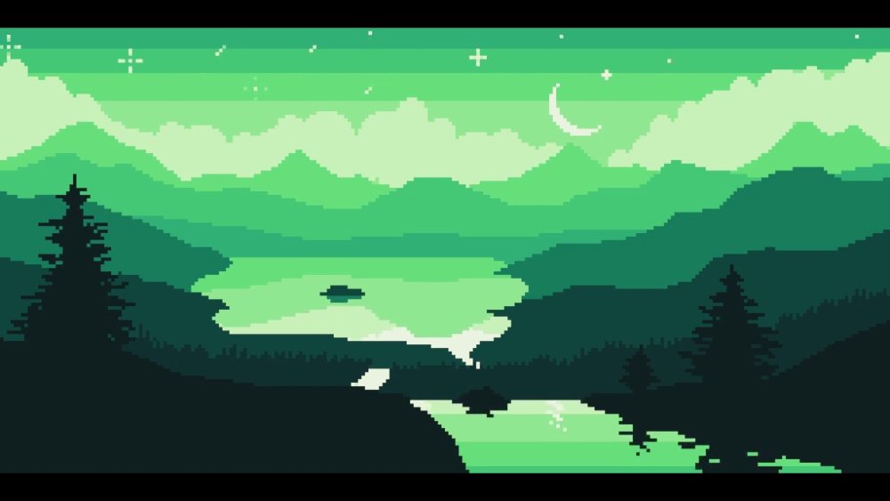 Пиксельный фон компьютер