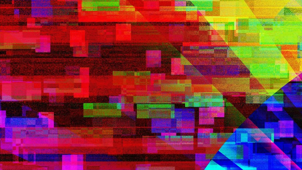 Разноцветный экран