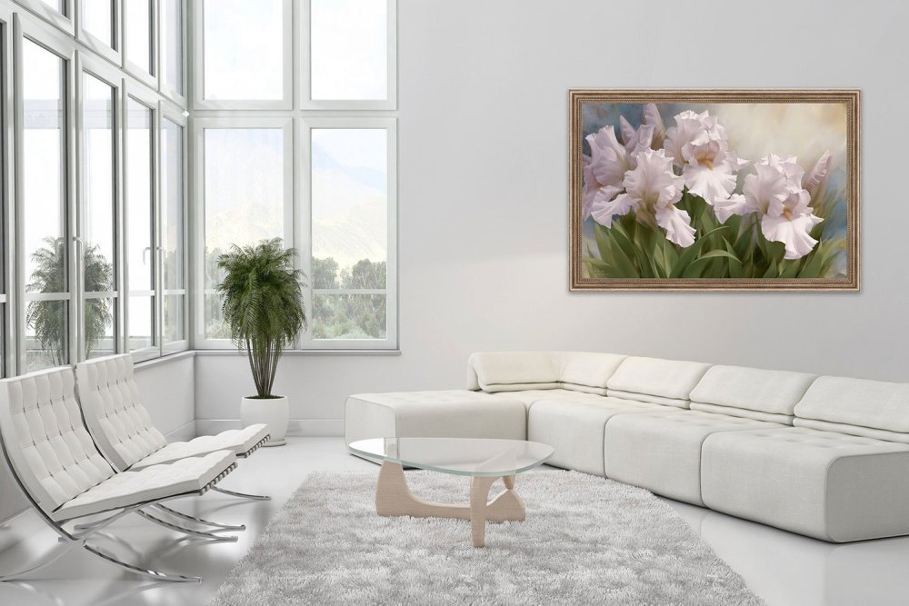 Красивый светлый интерьер