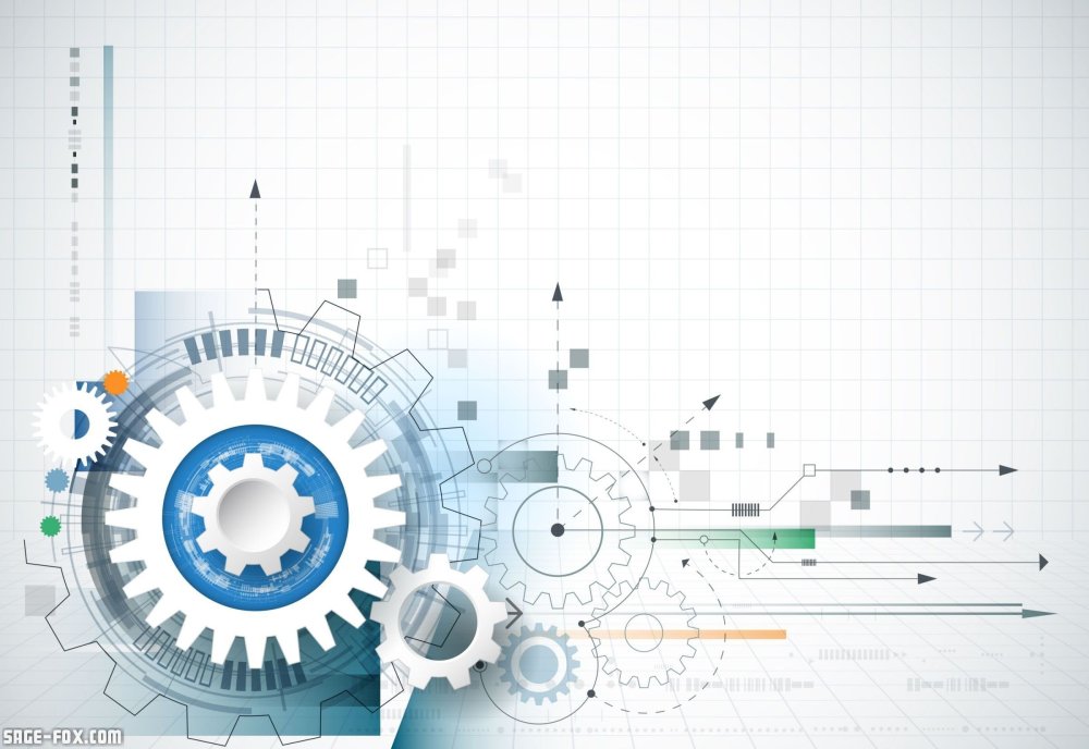 Инженерный фон шестерни