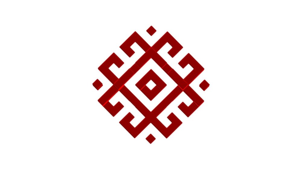 Чувашский орнамент рамка